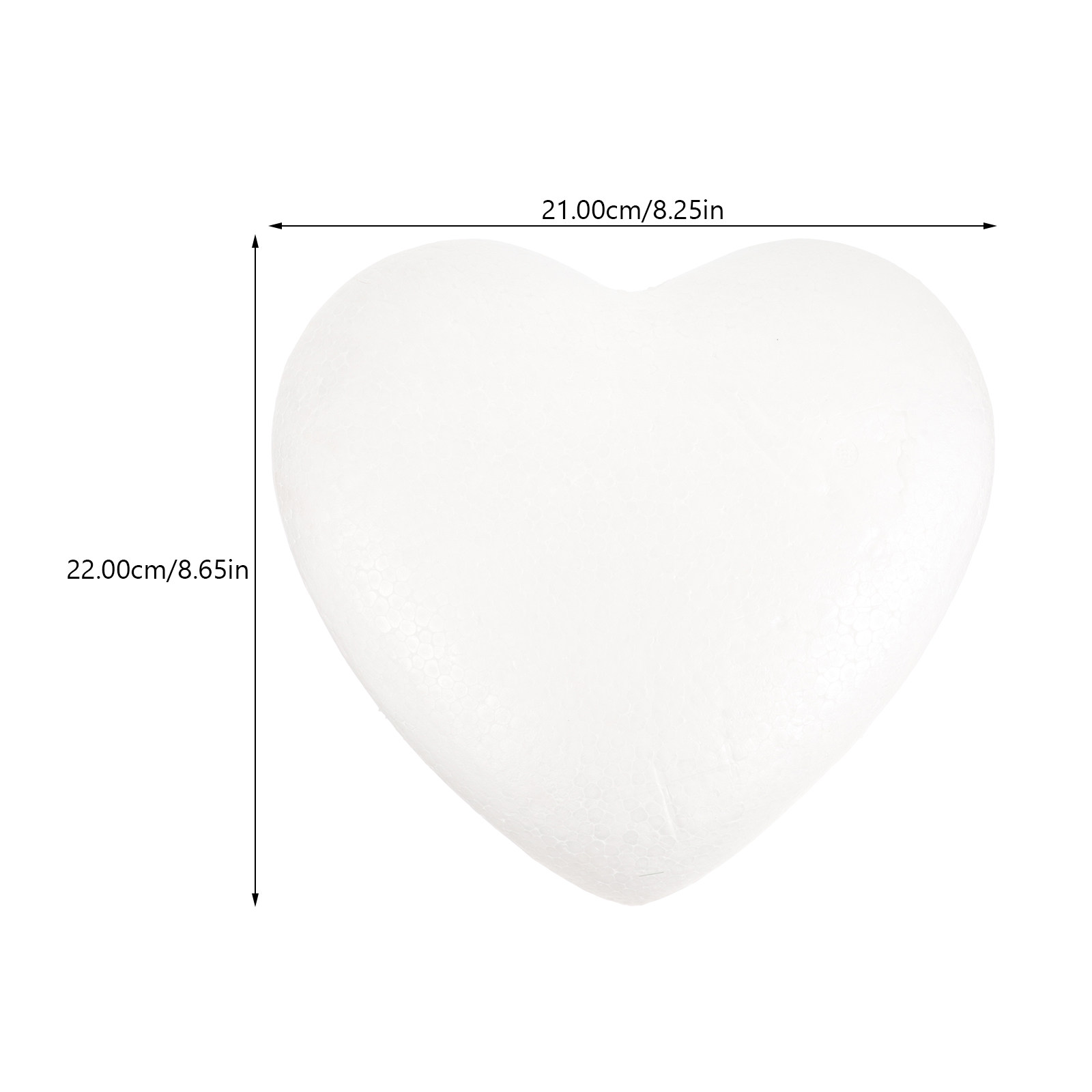 White 23Cm Modeling Heart Poly - Art And Craft Valentine review and price