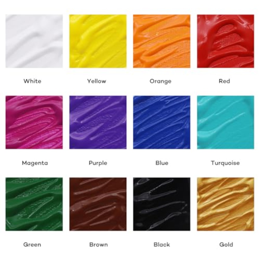 Tempera Paint Set 12pc x 16.9  - Art X Craft review and price