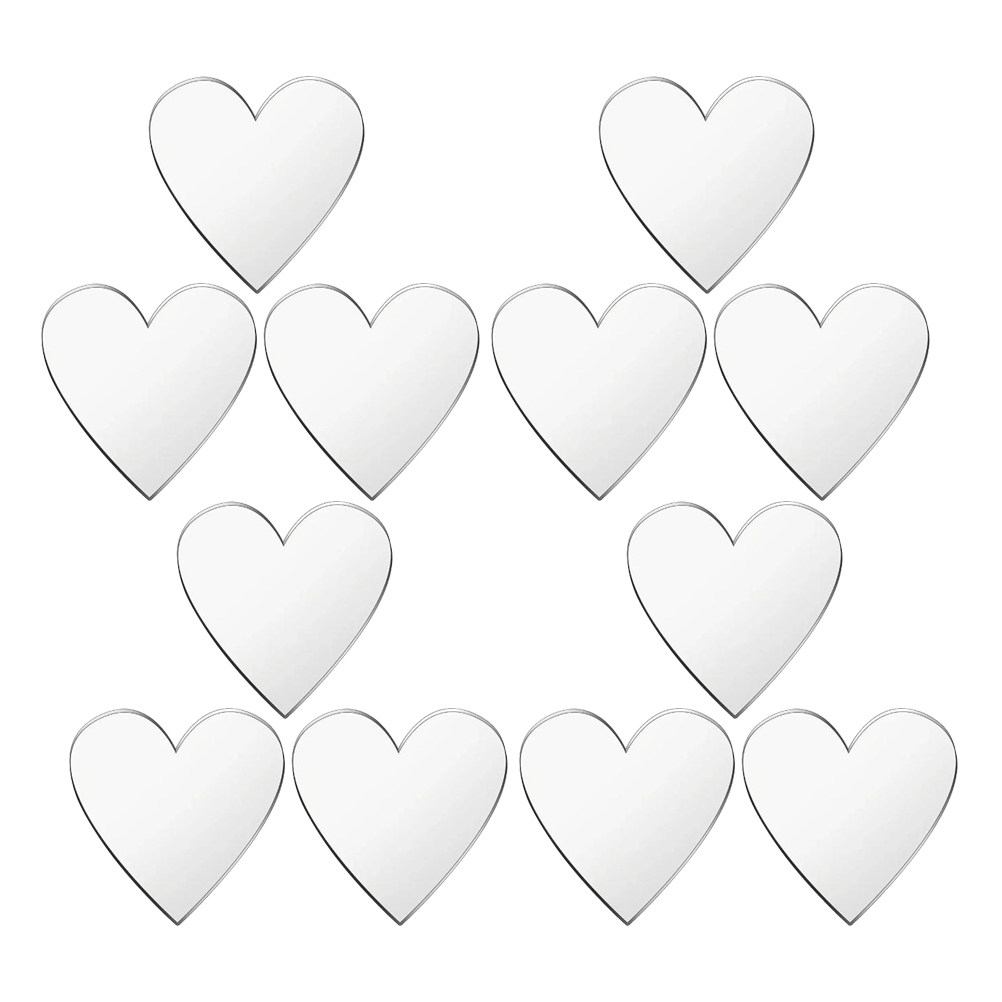 100Pcs Acrylic Heart Mirror St - Art And Craft Valentine review and price