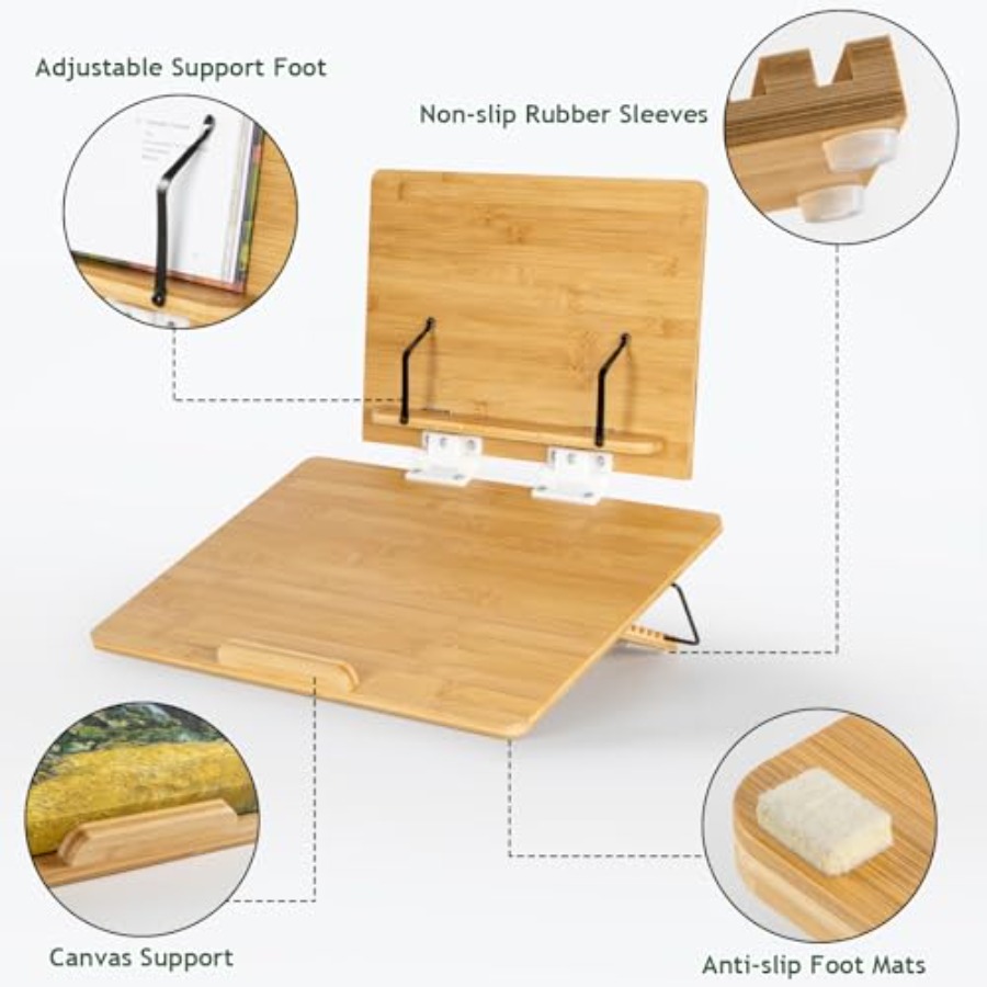 Folding Bamboo Tabletop Easel  - Art X Craft review and price