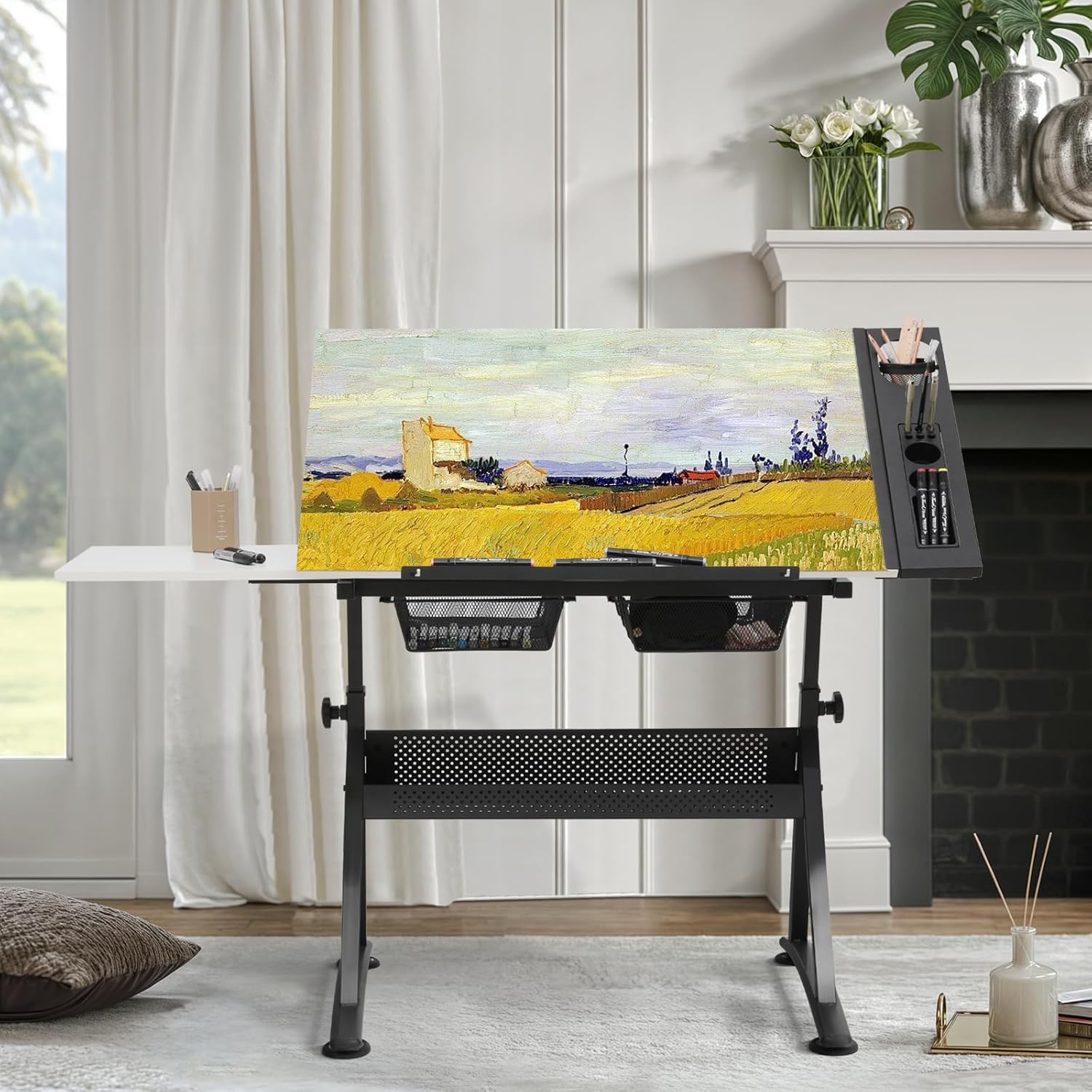 Adjustable Drafting Desk with  - Art & Craft Kids Salon review and price