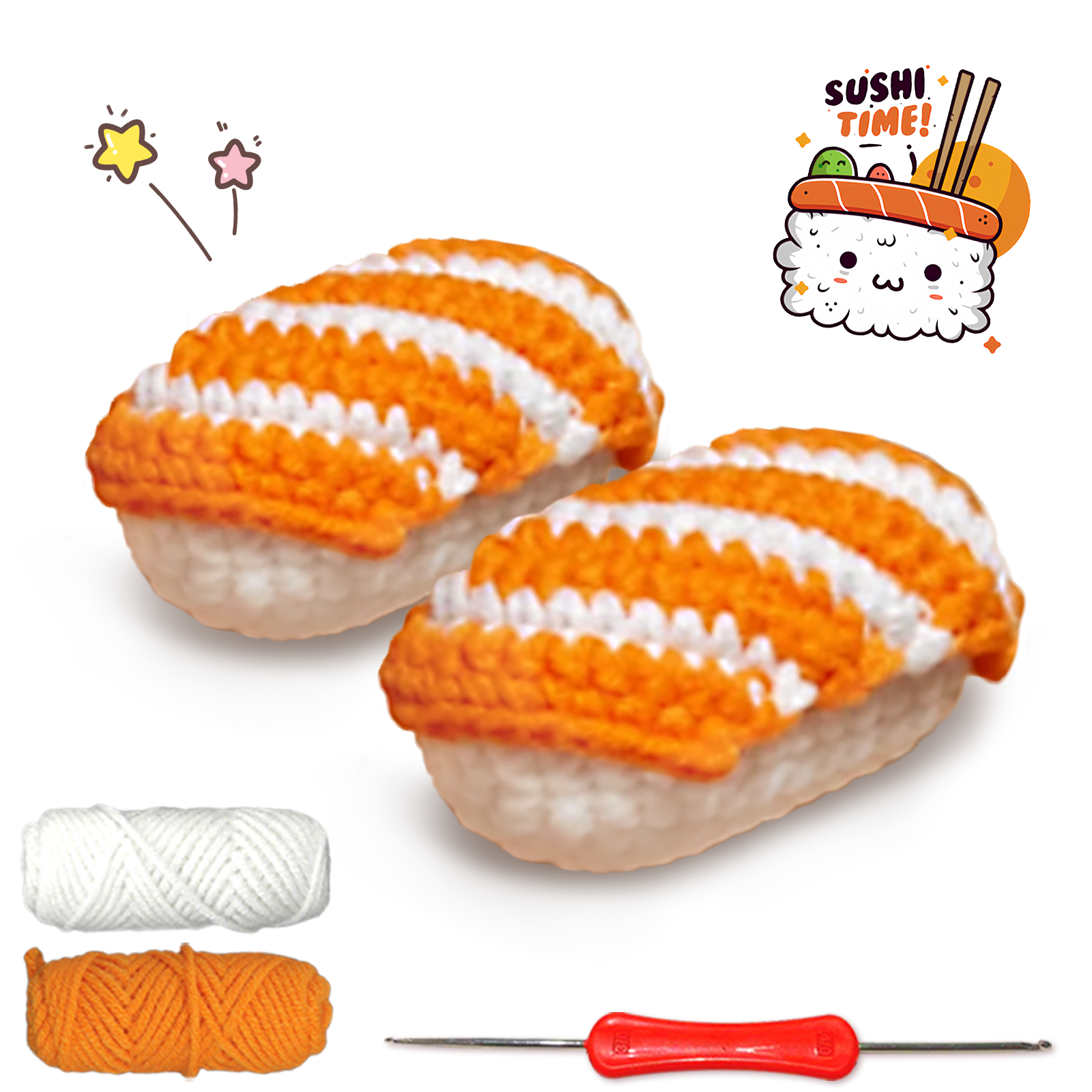 YAMAXIN 2PC Sushi-Themed Croch - Art Craft Yarn review and price