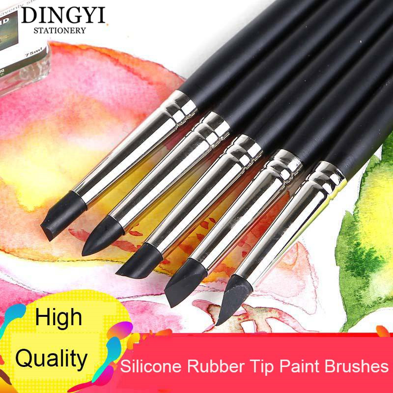 5pcs Silicone Rubber Tip Paint - Gouache Paint Set review and price
