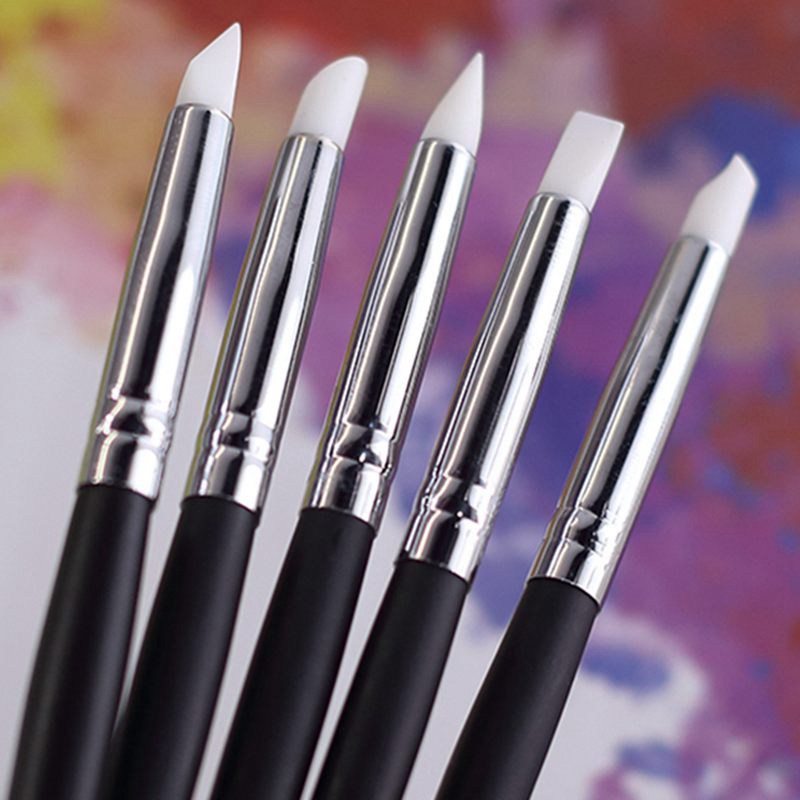 5pcs Silicone Rubber Tip Paint - Gouache Paint Set review and price