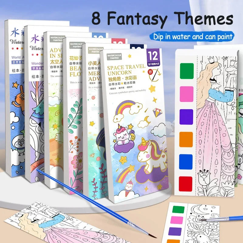 Portable Watercolor Book Set - - Gouache Paint Set review and price