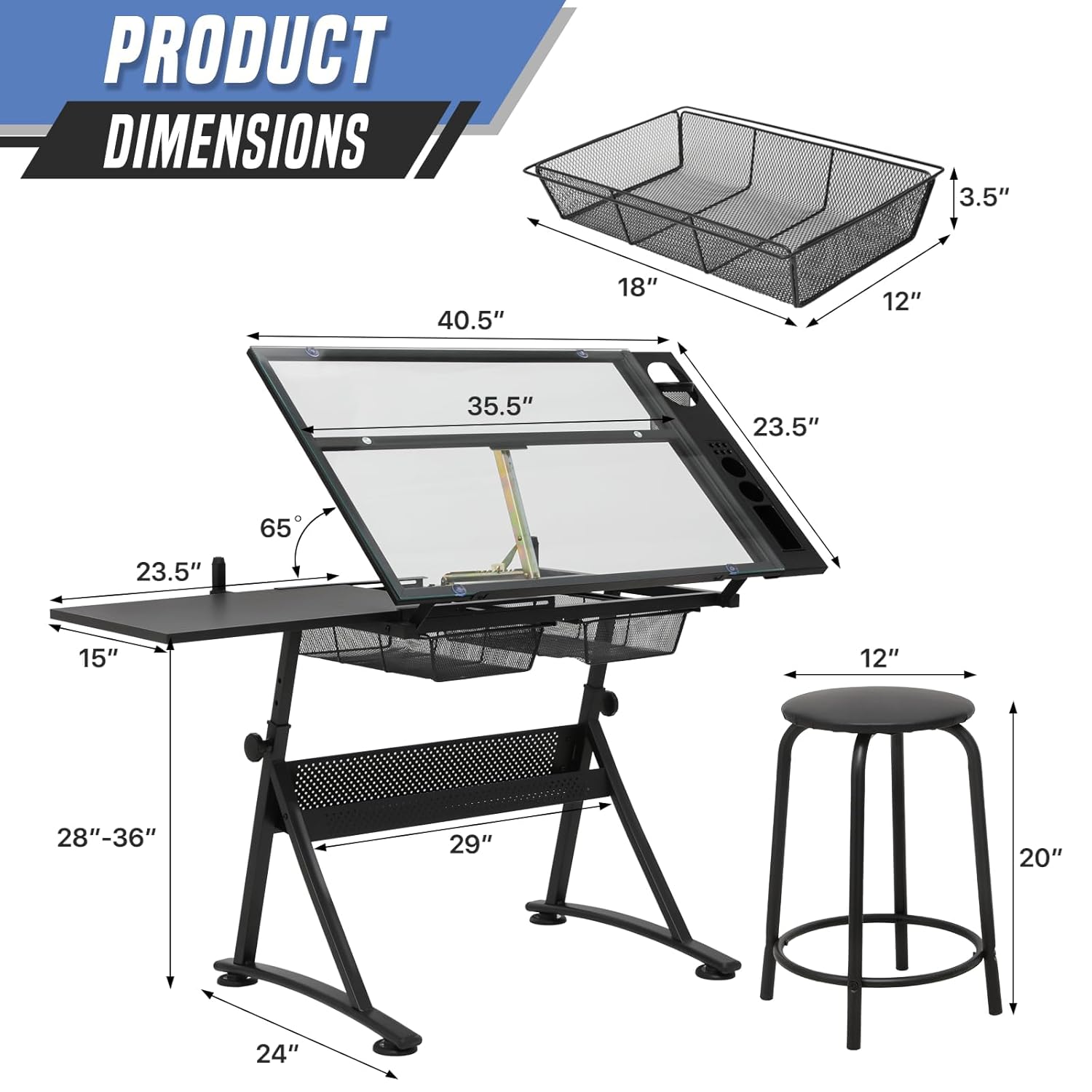 Drafting Table with Height Adj - Art & Craft Kids Salon review and price