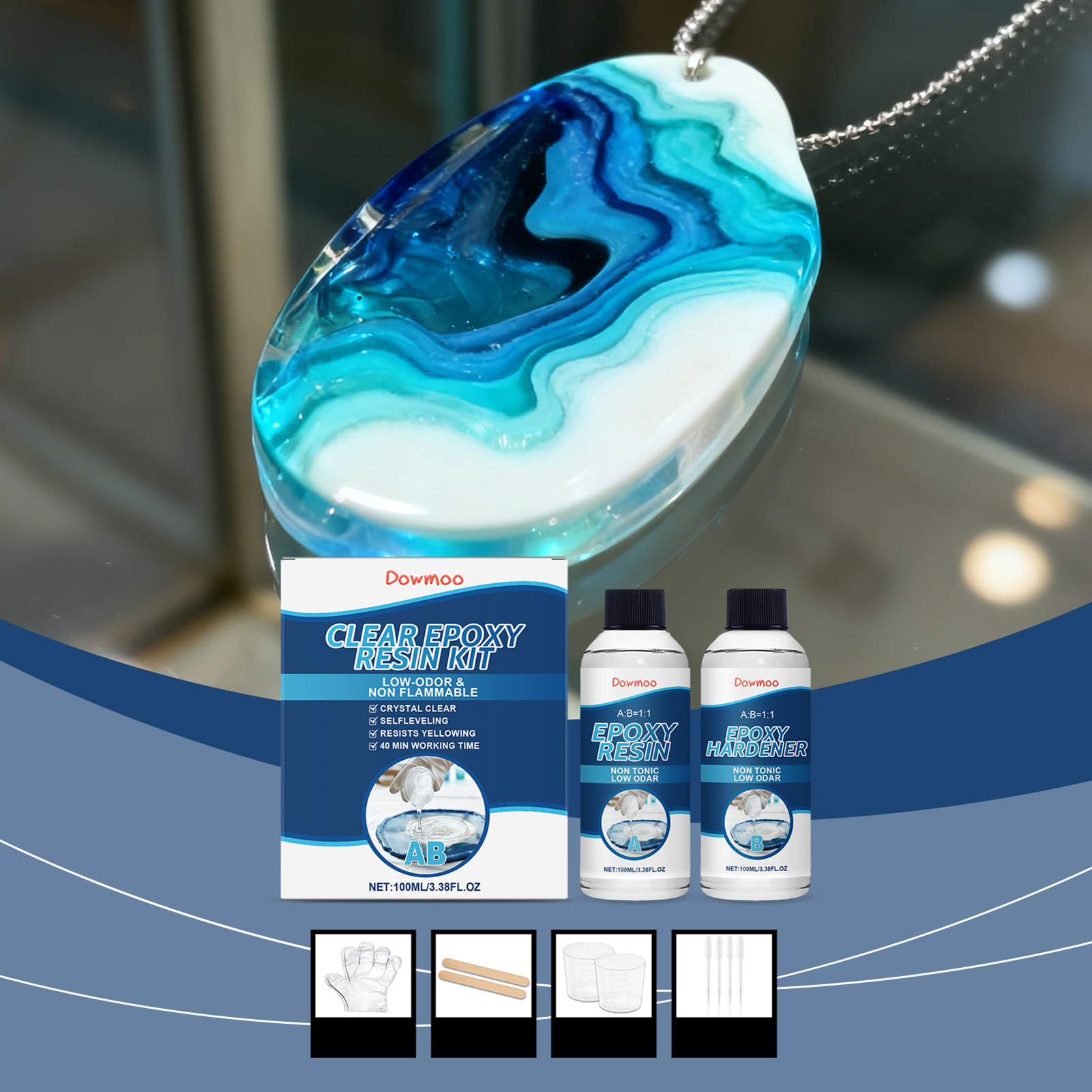 DIY Crystals Clear Epoxys Resi - The Art And Craft Of Jewelry review and price