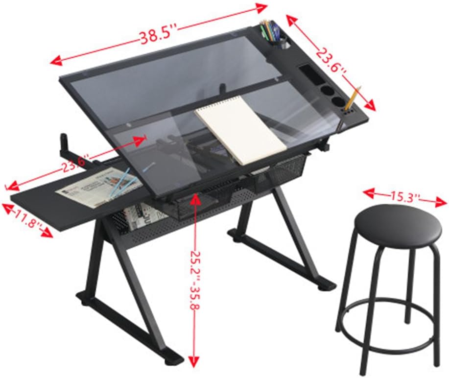Table w/Stool, Height Adjustab - Art & Craft Kids Salon review and price