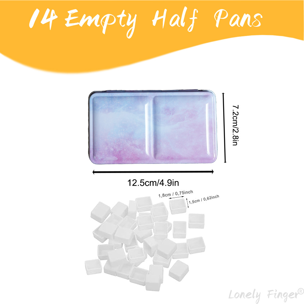 Empty Watercolor Palette Tin S - Gouache Paint Set review and price