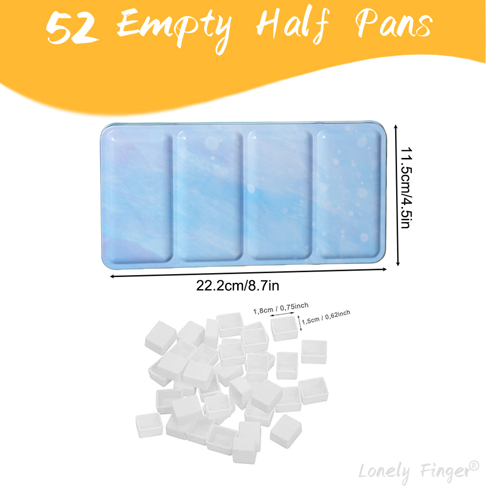Empty Watercolor Palette Tin S - Gouache Paint Set review and price