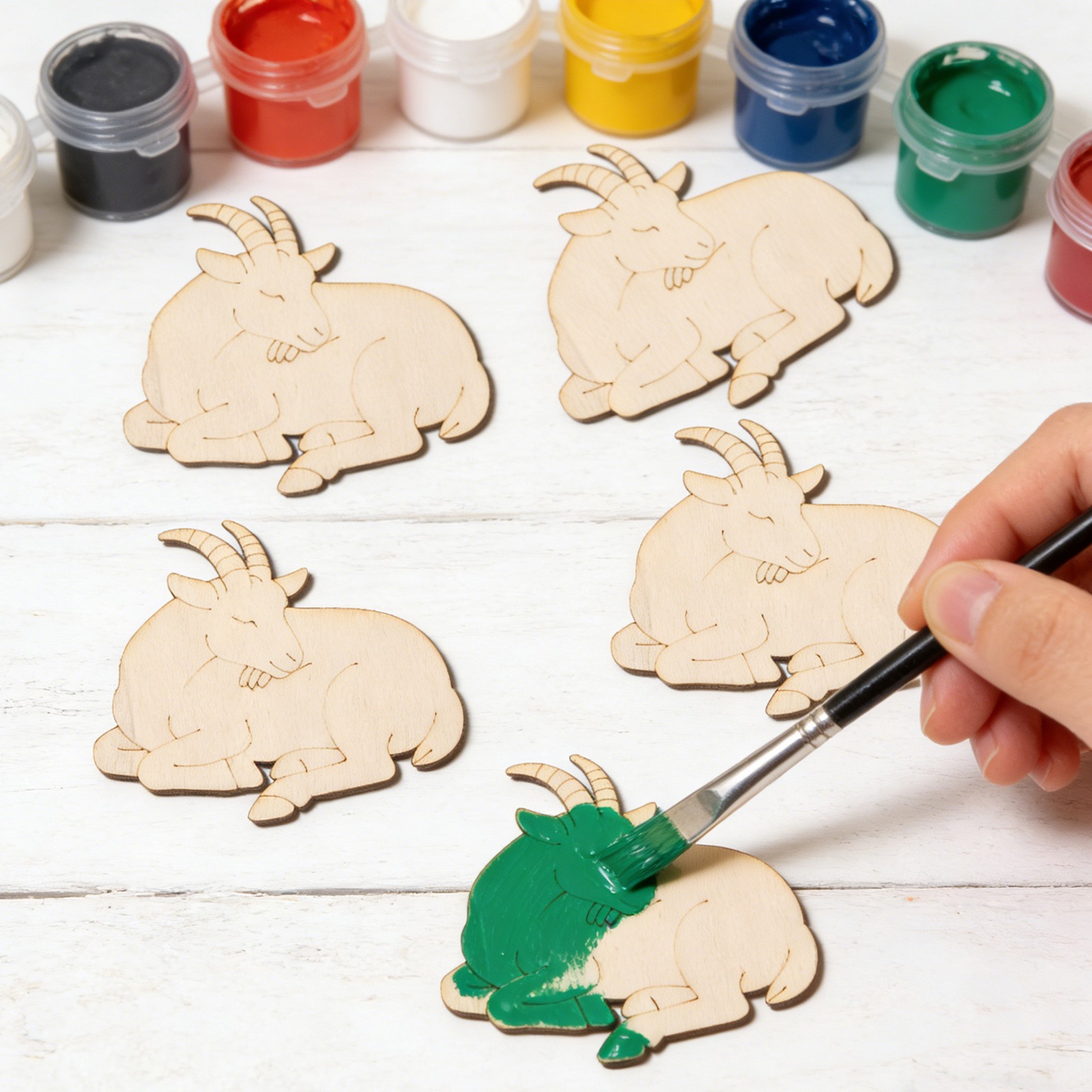 10pcs/set Unfinished Wood Shee - Art & Craft Kids Salon review and price