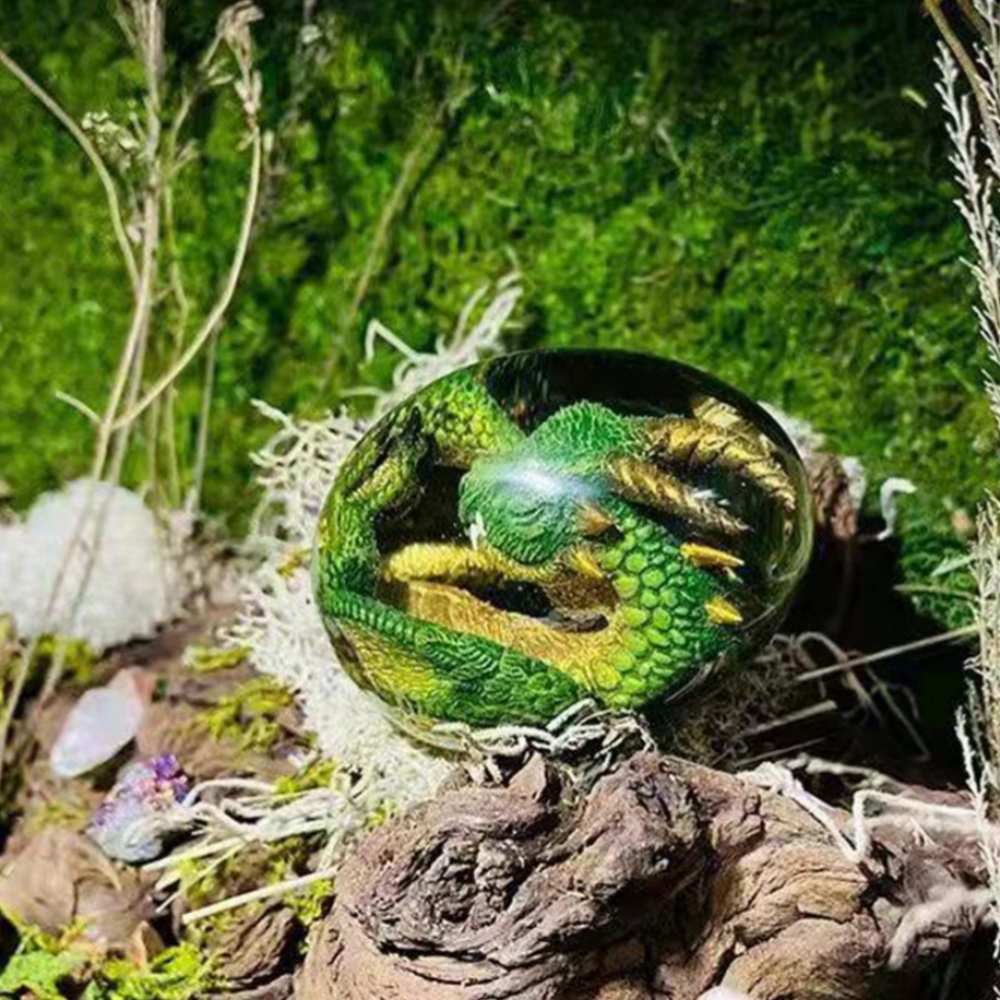 Lava Dragon Egg Statue Ornamen - Art Craft Dinosaurs review and price