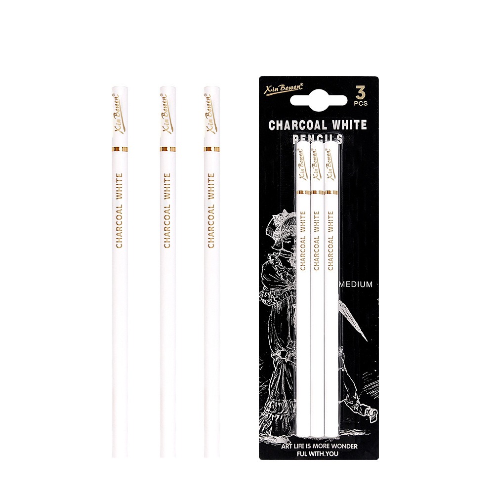 3Pcs Soft/Medium/Hard Charcoal - Sketching Charcoal Set review and price