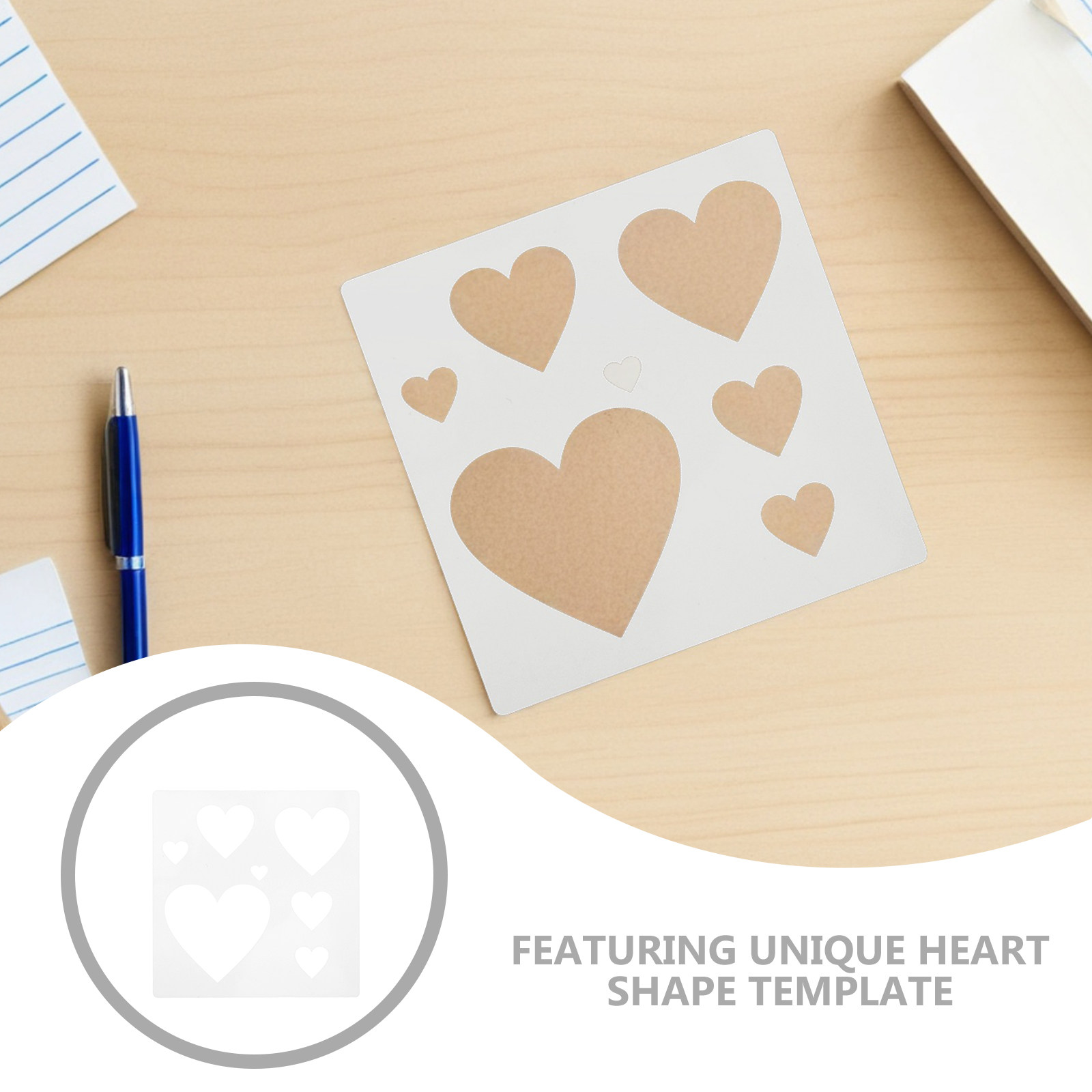 30Pcs DIY Template Heart Stenc - Art And Craft Valentine review and price