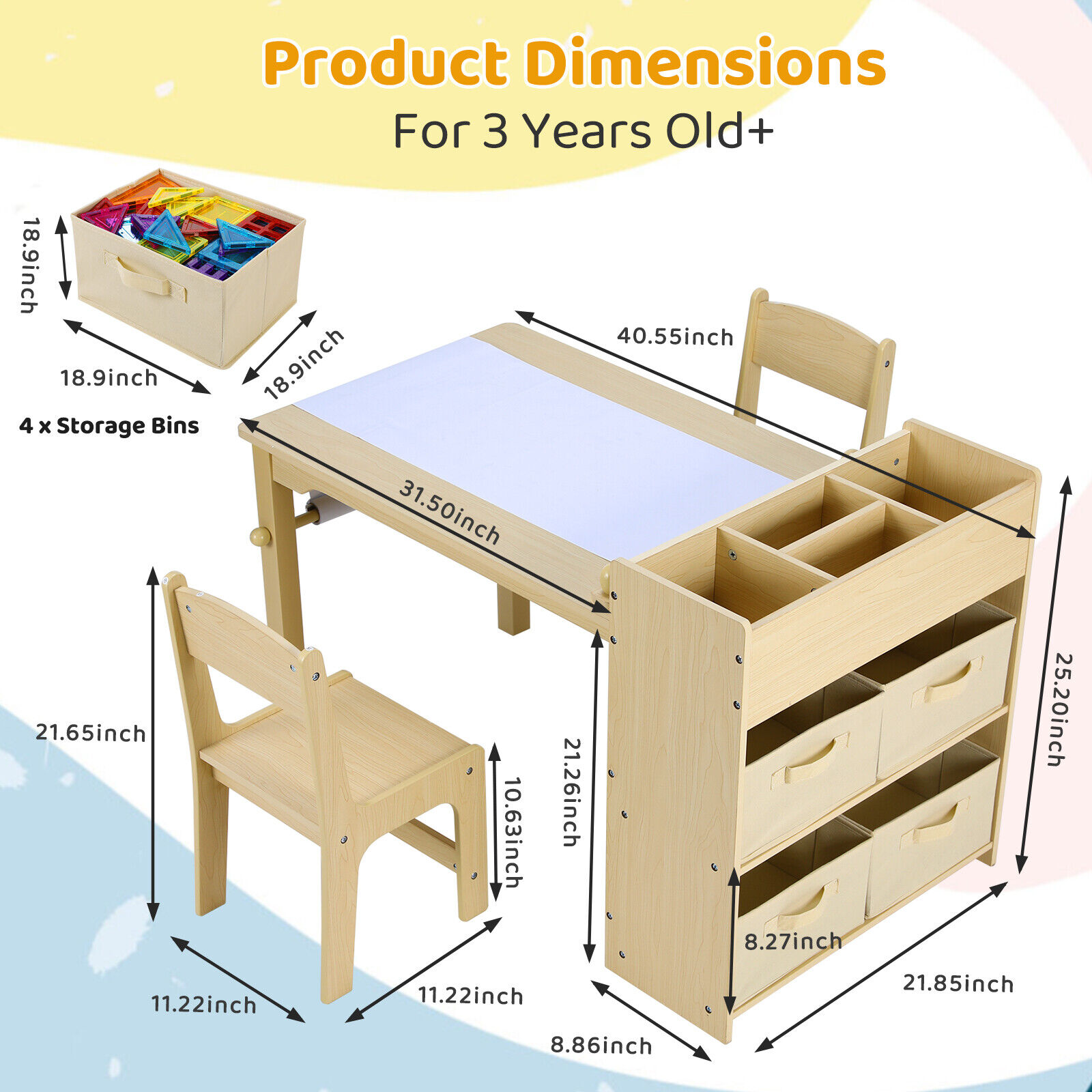 Kids Art Table and Chair Set w - Art X Craft review and price