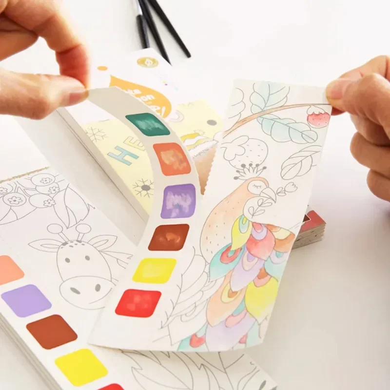 Kids Portable Watercolor Paint - Gouache Paint Set review and price
