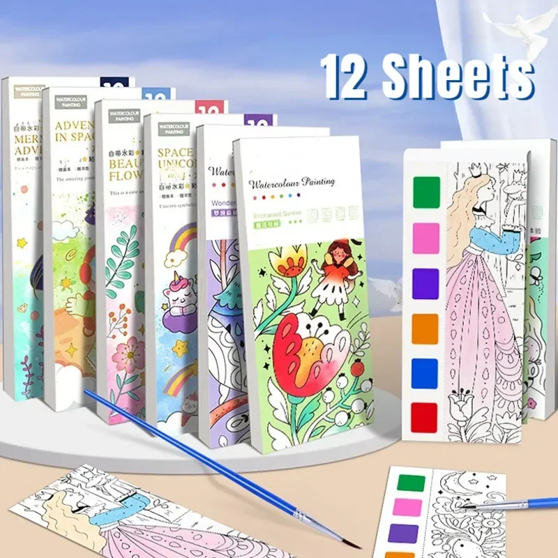 Kids Portable Watercolor Paint - Gouache Paint Set review and price