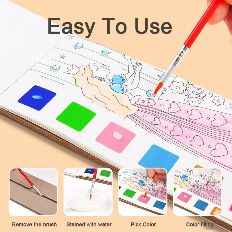 Kids Portable Watercolor Paint - Gouache Paint Set review and price